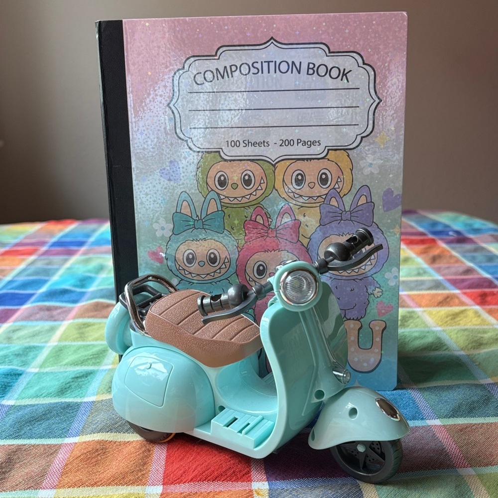 🛵👹🛵  LABUBU NOTEBOOK & SCOOTER 🛵 - Picture 7 of 16